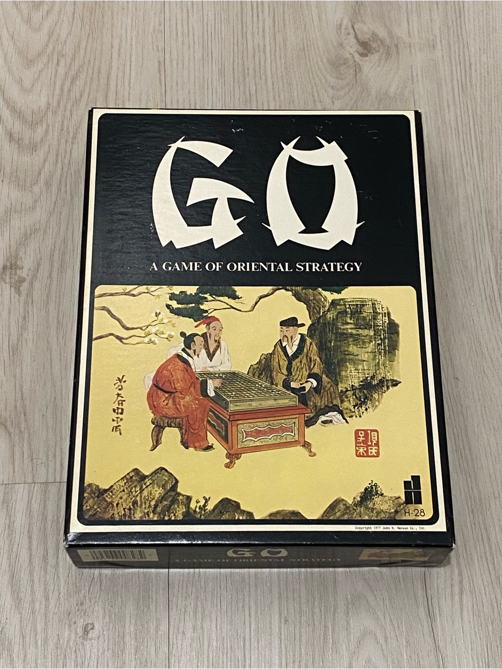 Vintage 1977 Go Game John N Hansen Co H-28 Board Strategy Game 100% Complete Set